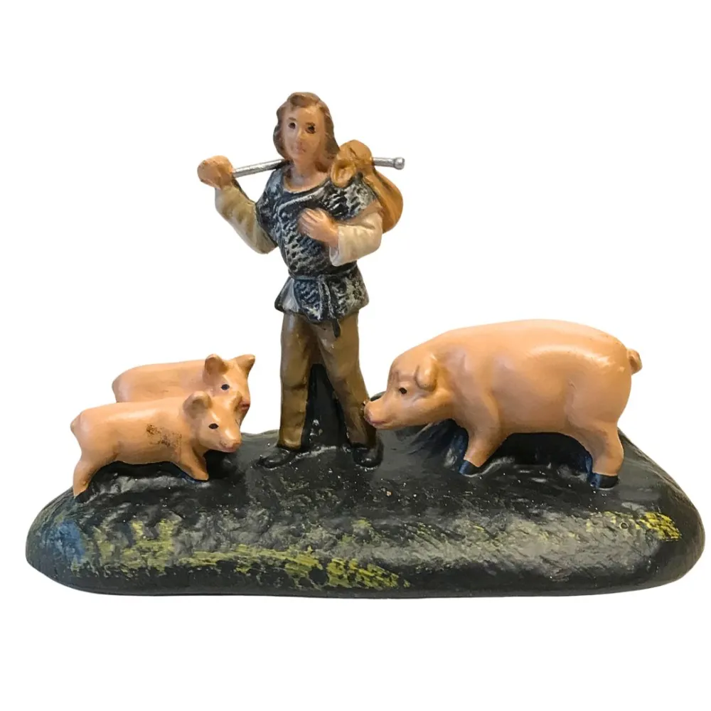 Farmer with Pigs, 10 cm Series