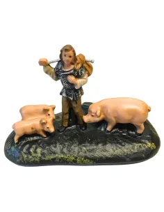Farmer with Pigs, 10 cm Series