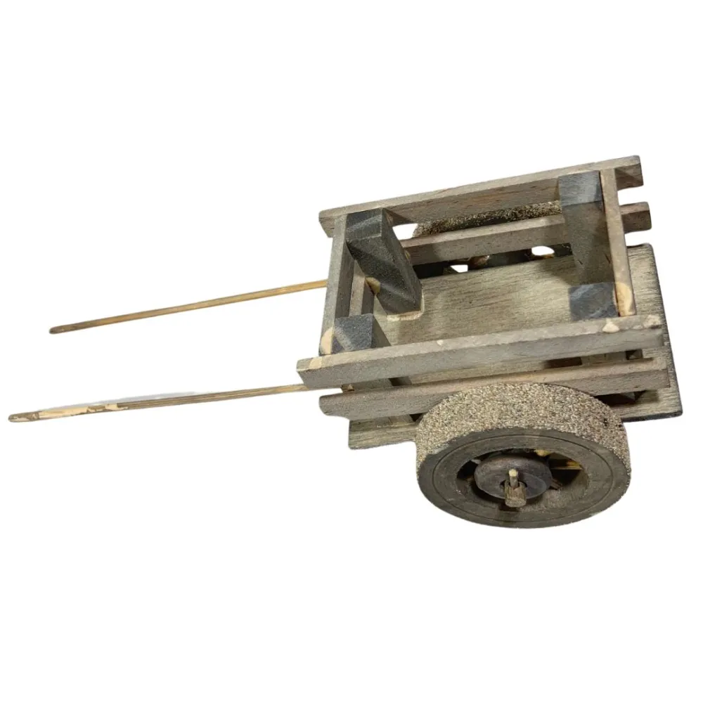 Wooden Cart for 8–10 cm Nativity Figures
