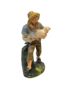 Pastore con agnello serie 15 cm 2