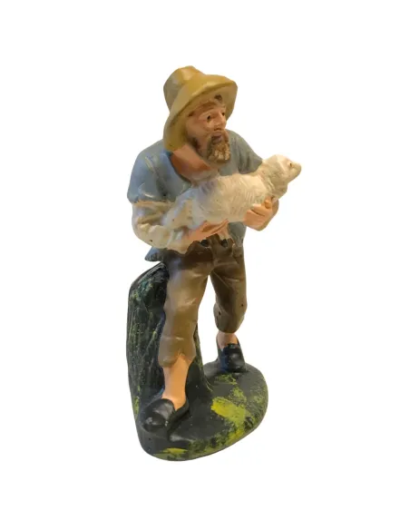 Pastore con agnello serie 15 cm