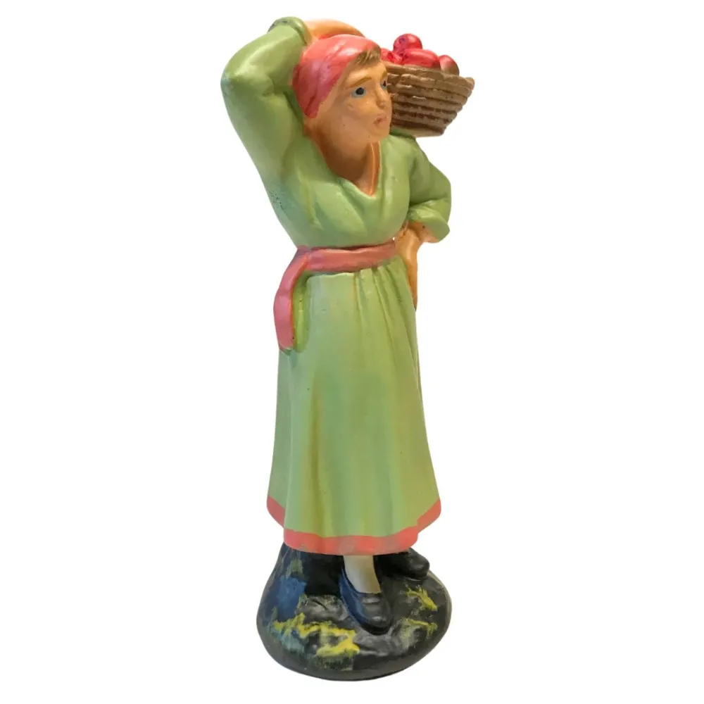 Woman with Basket of Apples, 15 cm Series