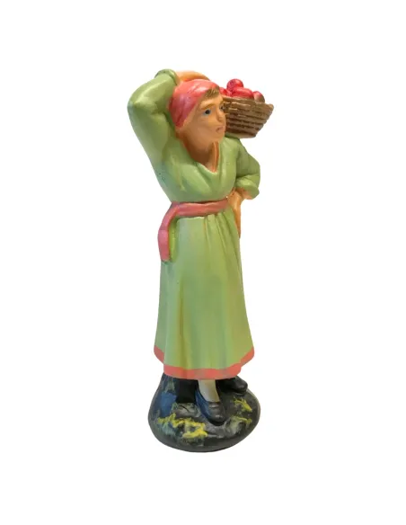 Woman with Basket of Apples, 15 cm Series