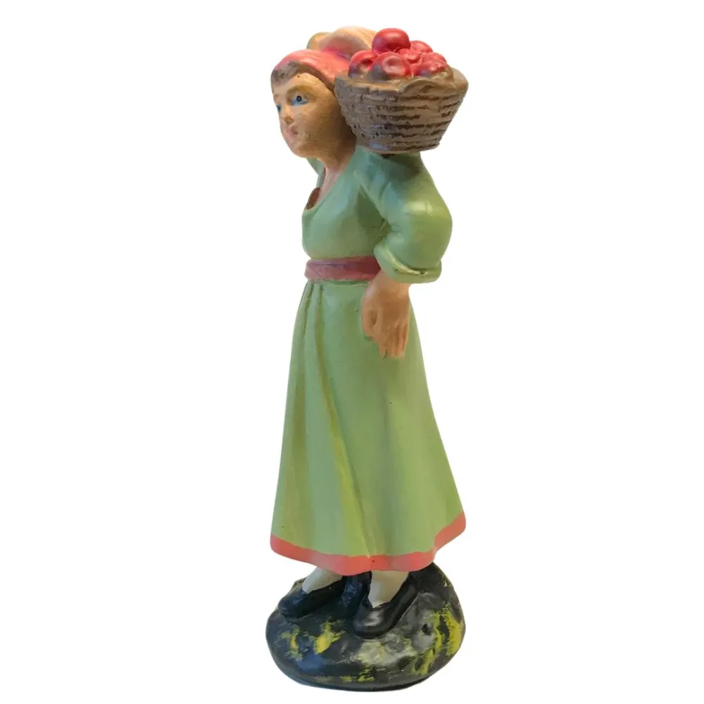 Woman with Basket of Apples, 15 cm Series