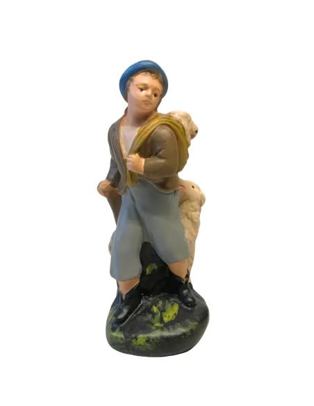 Young Shepherd with Lamb and Sheep, 15 cm Series