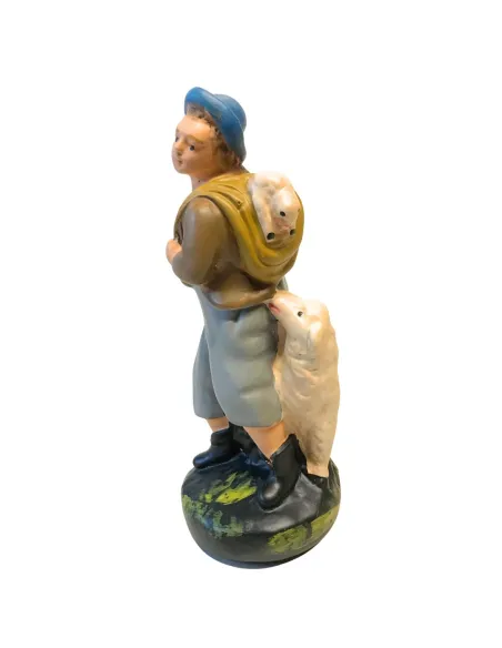 Young Shepherd with Lamb and Sheep, 15 cm Series