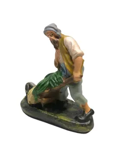 Pastore con carriola serie 15 cm 2