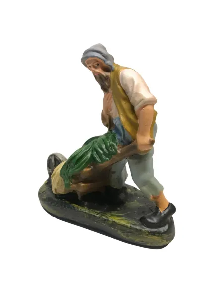 Pastore con carriola serie 15 cm