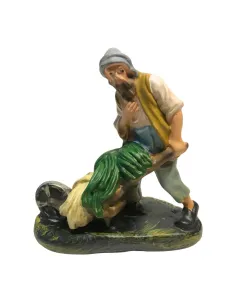 Pastore con carriola serie 15 cm