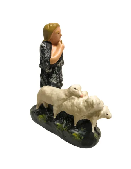 Pastore con gregge pecore serie 15 cm