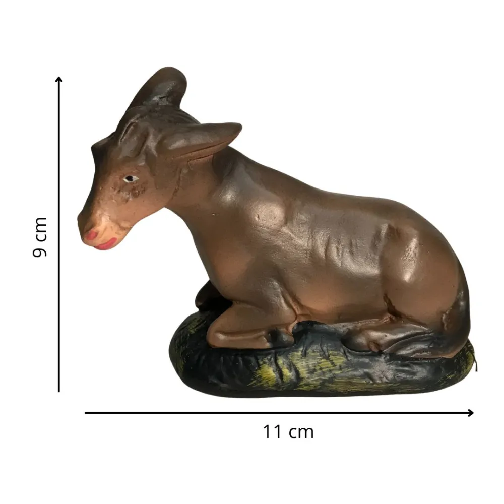Asino in gesso serie 15 cm