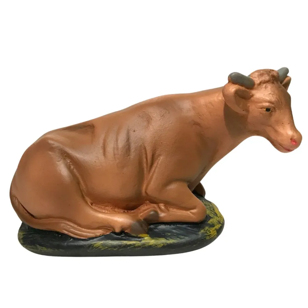 Bue in gesso serie 15 cm