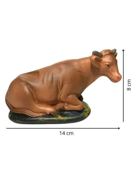 Bue in gesso serie 15 cm