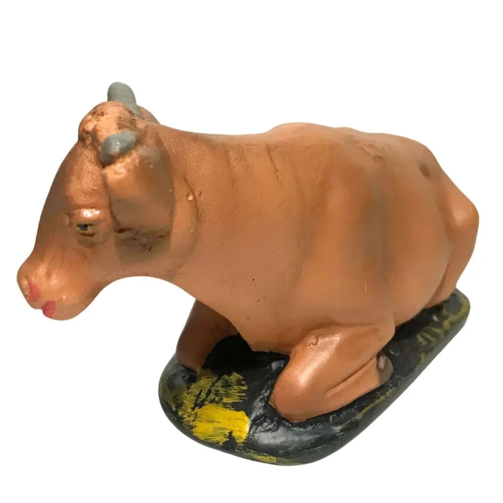 Bue in gesso serie 15 cm