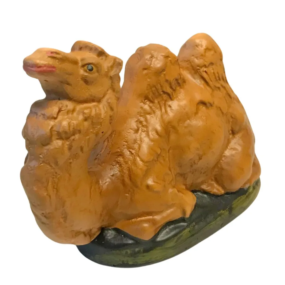 Cammello seduto in gesso serie 15 cm