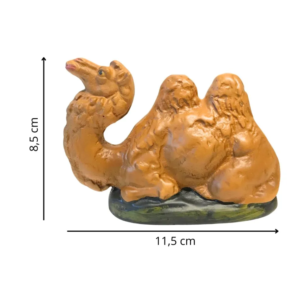 Cammello seduto in gesso serie 15 cm