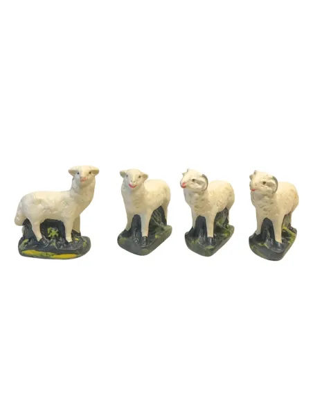 Set of 2 Sheep and 2 Rams for 15 cm Nativity Figures
