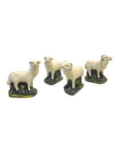 Set of 2 Sheep and 2 Rams for 15 cm Nativity Figures 2
