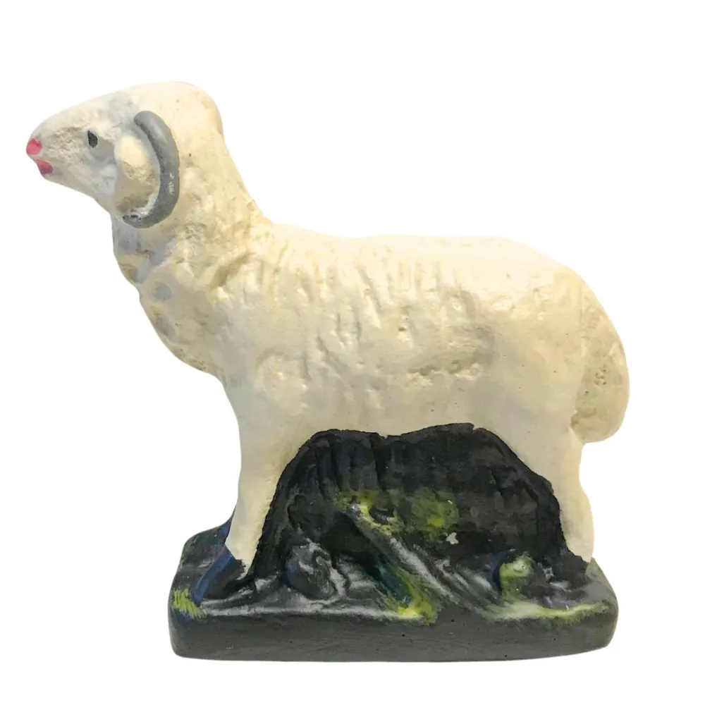 Set of 2 Sheep and 2 Rams for 15 cm Nativity Figures