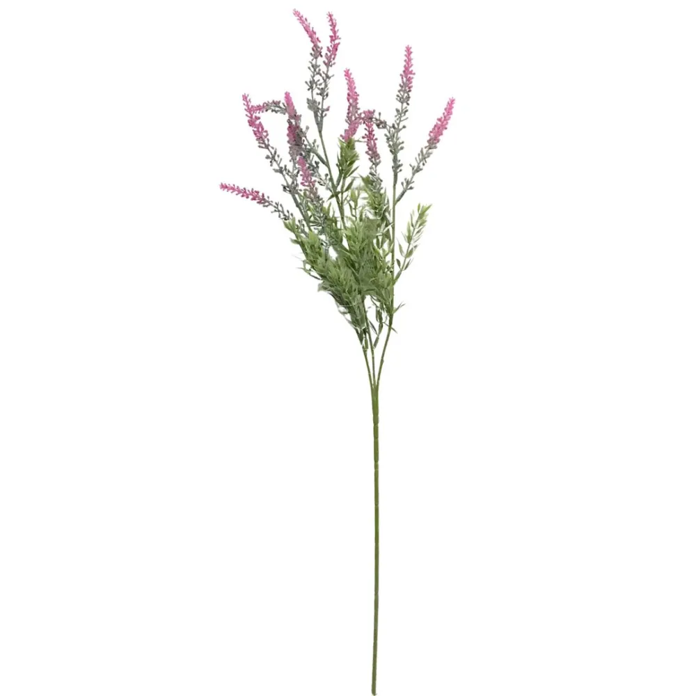 Pink flower branch in PVC