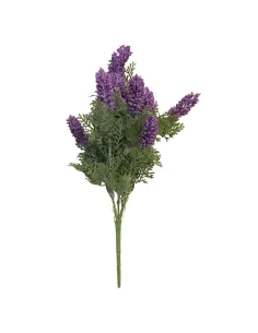 Ramo con fiori viola in pvc