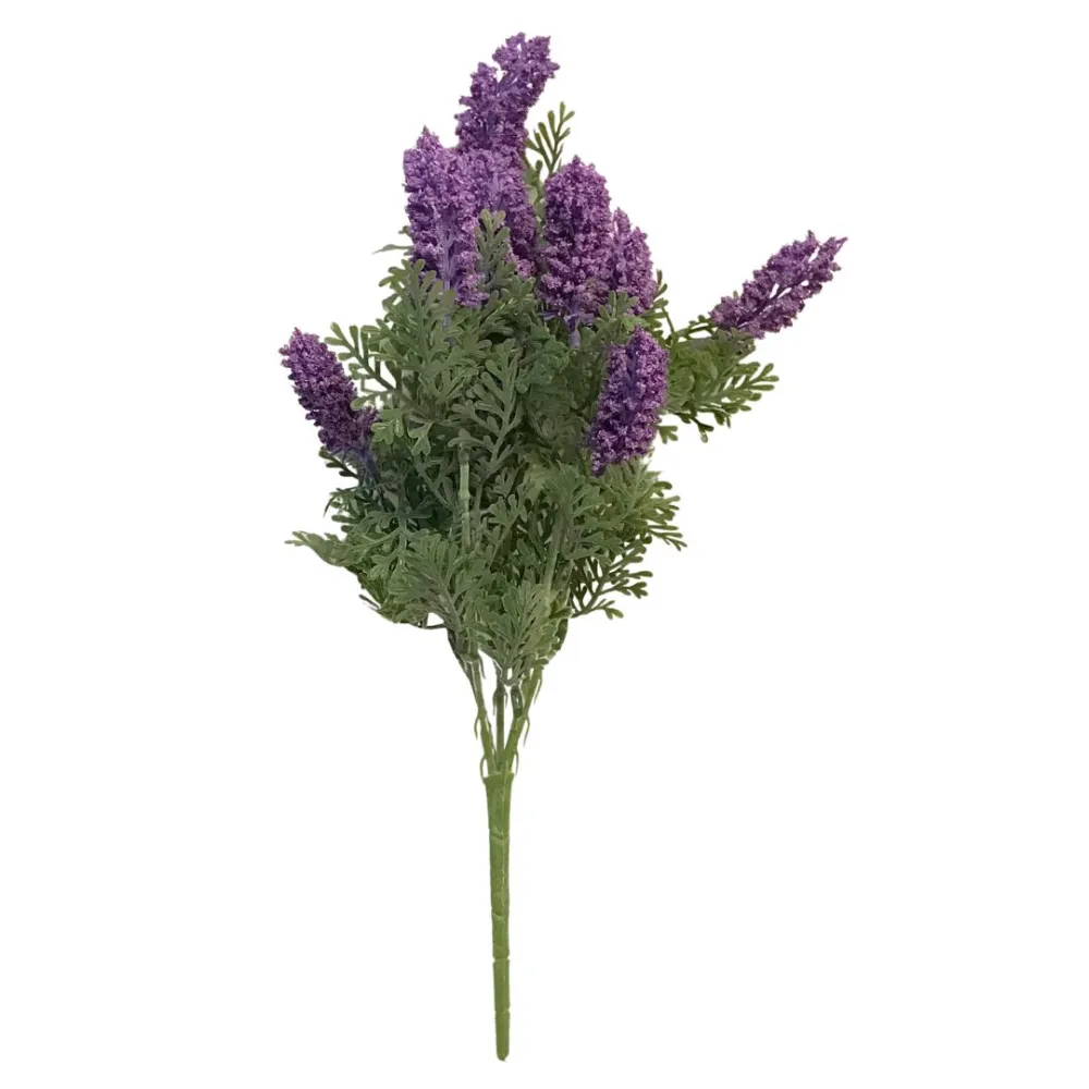 Purple flower branch in PVC