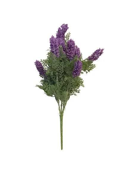 Ramo con fiori viola in pvc