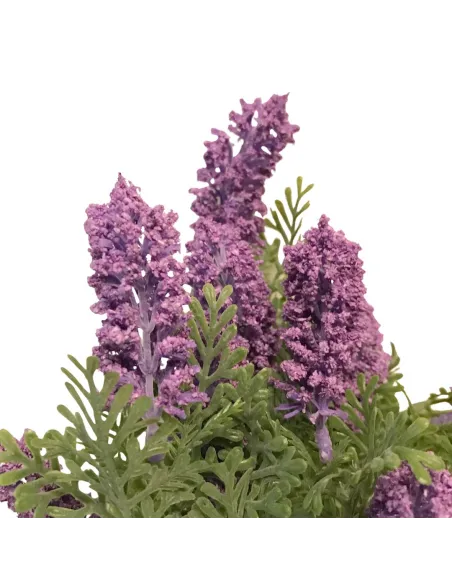 Ramo con fiori viola in pvc