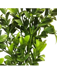 Ramo con foglie verdi sfumate in pvc 2