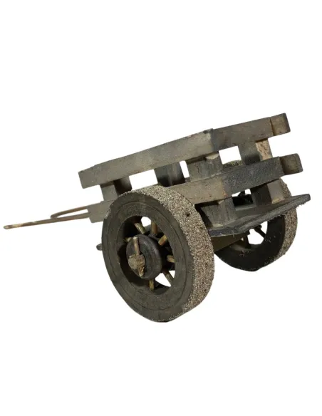 Carretto vuoto in legno per statue da 8-10 cm