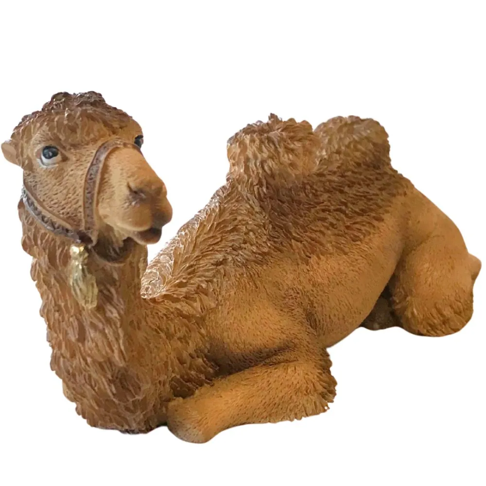 Cammello seduto in resina per statue da 20 cm