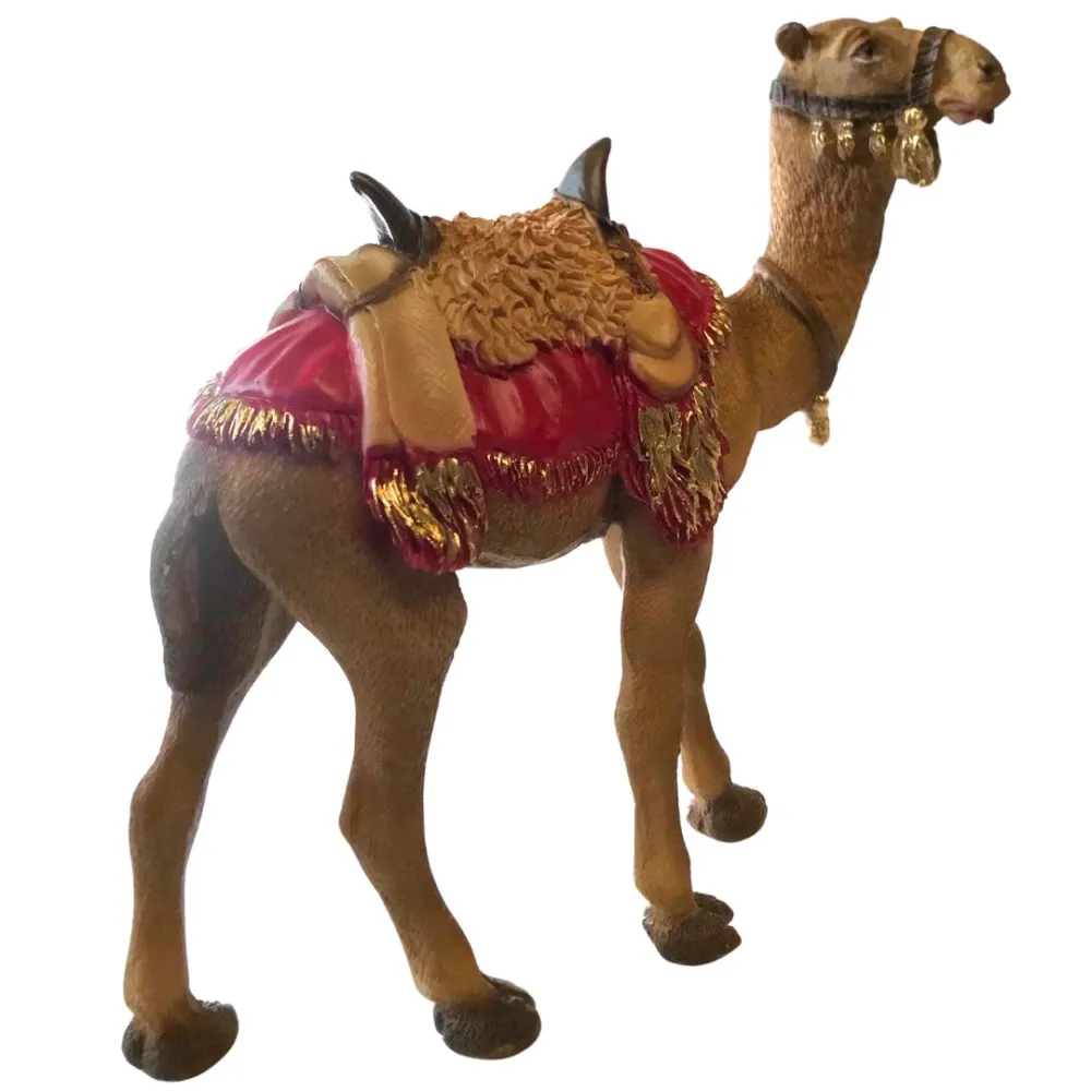 Cammello in piedi in resina per statue da 20 cm