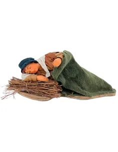 Animated Terracotta Sleeping Man - 25 cm