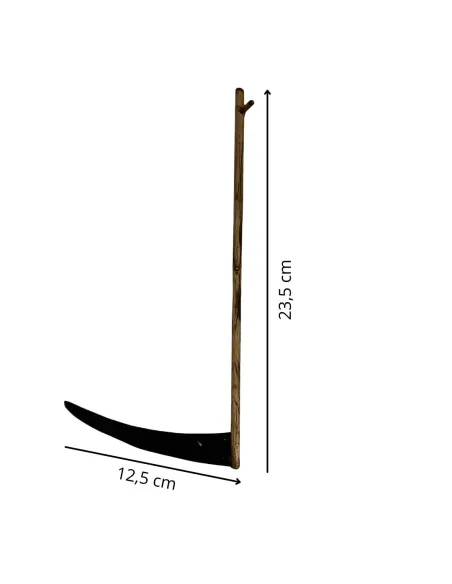 Falce da fieno per statue da 30 cm