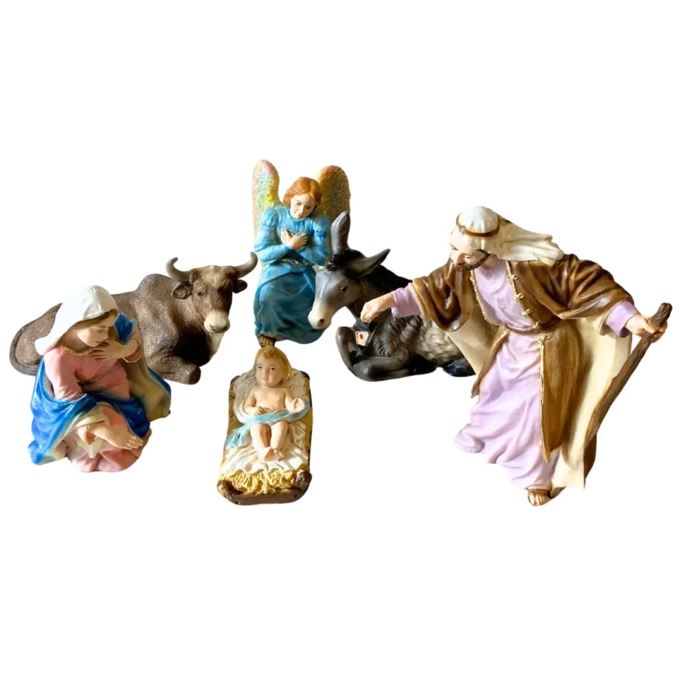 Nativity Set – Resin, 6 Pieces, 20 cm Series