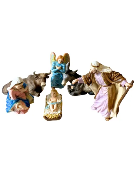 Set Natività 6 pezzi in resina serie 20 cm