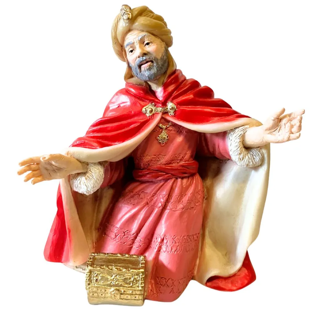 Wise Man with Gold – Resin, 20 cm Series
