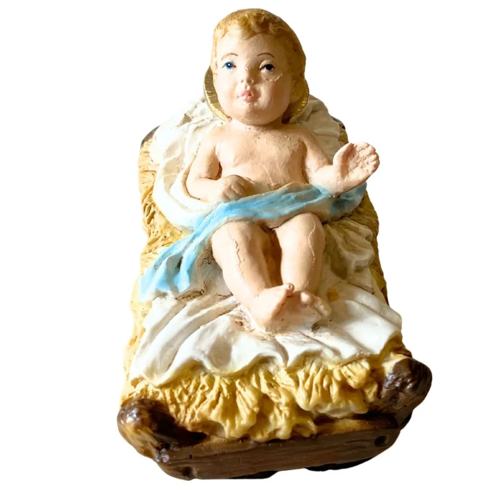 Gesù bambino in resina serie 20 cm