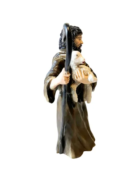 Pastore in resina con agnello serie 20 cm