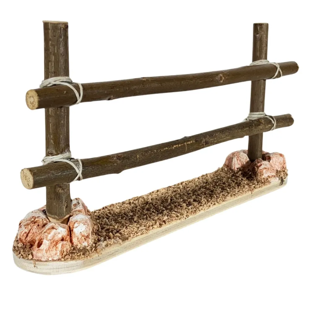 Rustic Wooden Fence for 20 cm Nativity Figures