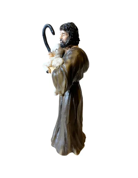 Pastore in resina con agnello serie 20 cm