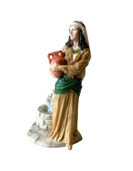 Donna alla fonte in resina serie 20 cm