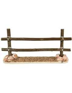 Staccionata grezza in legno per statue da 20 cm 2