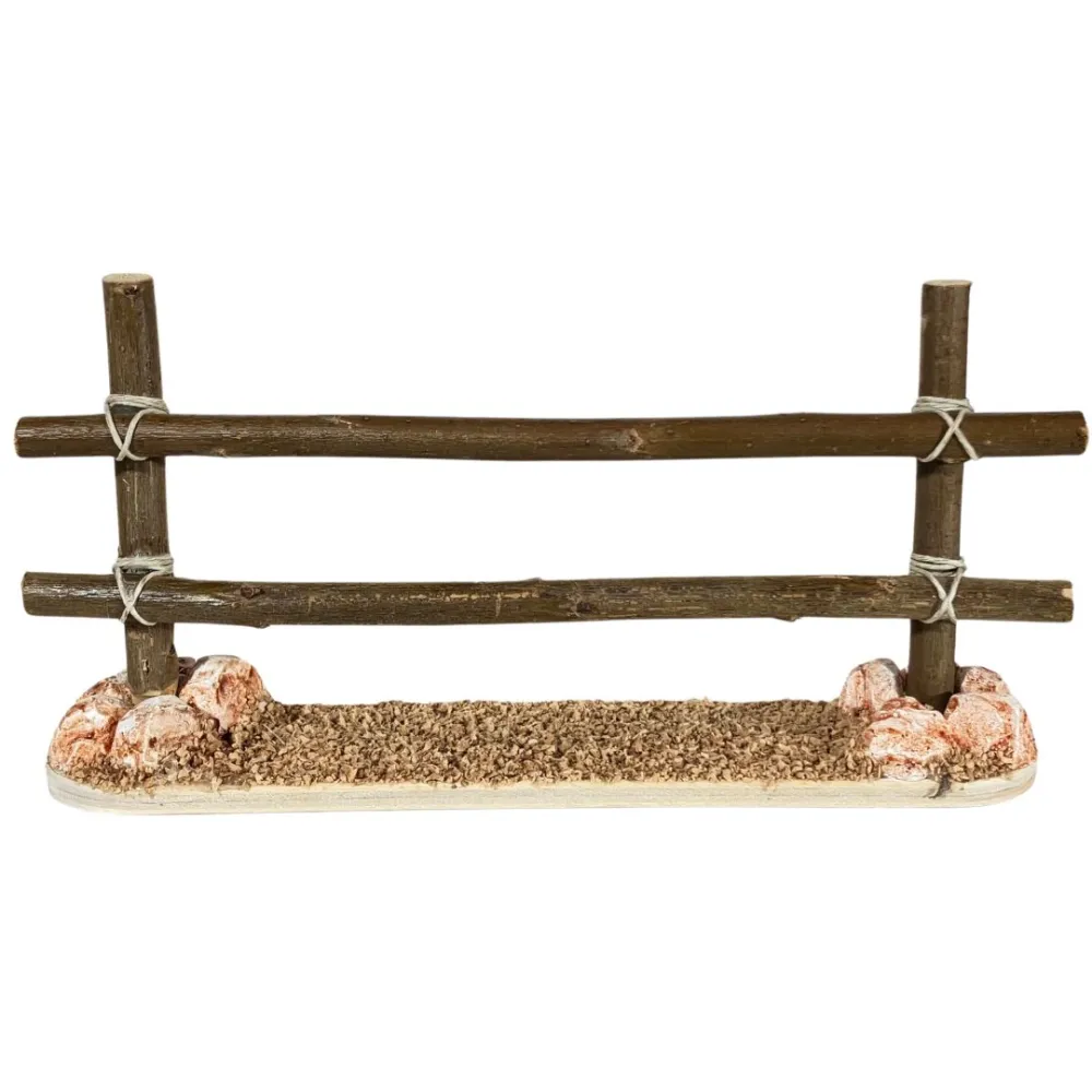 Rustic Wooden Fence for 20 cm Nativity Figures