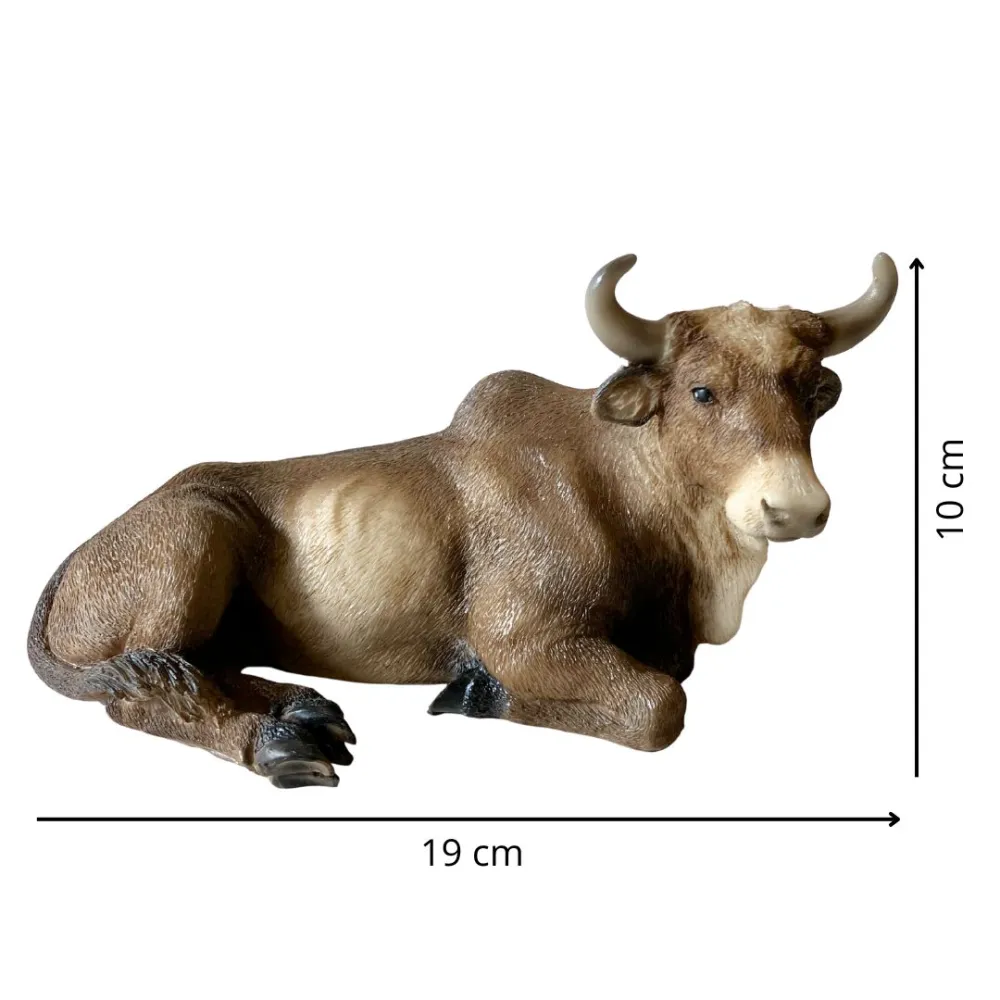 Bue in resina serie 20 cm