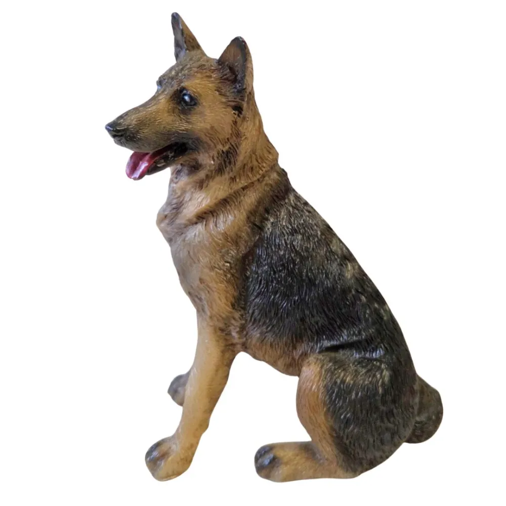 Seated Resin German Shepherd for 30 cm Nativity Figures