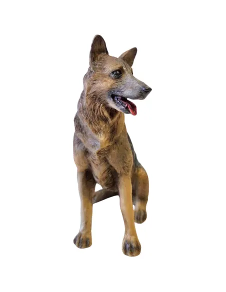 Seated Resin German Shepherd for 30 cm Nativity Figures