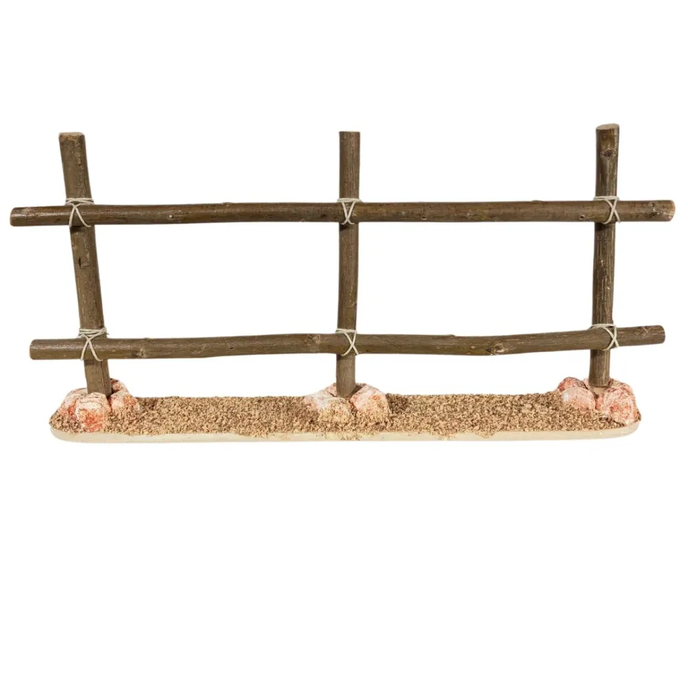 Rustic Wooden Fence for 30 cm Nativity Figures