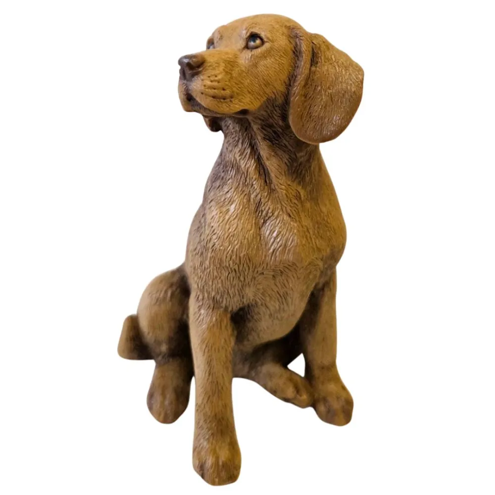 Cane in resina seduto per statue da 30 cm