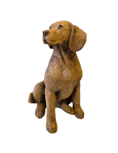 Cane in resina seduto per statue da 30 cm